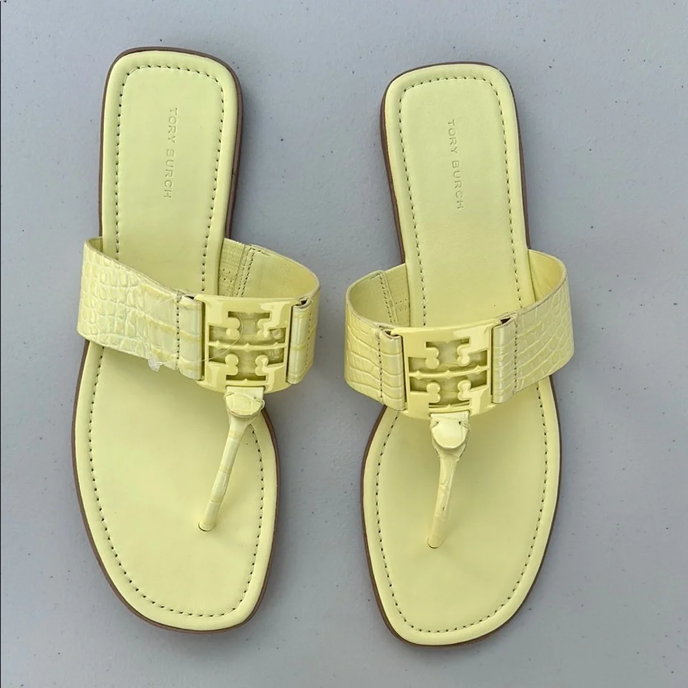 Tory Burch Georgia Croc Sandal